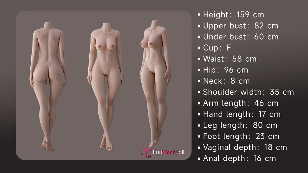 FunWest Dolls Alice 159cm F-Cup Silicone doll, photo 1
