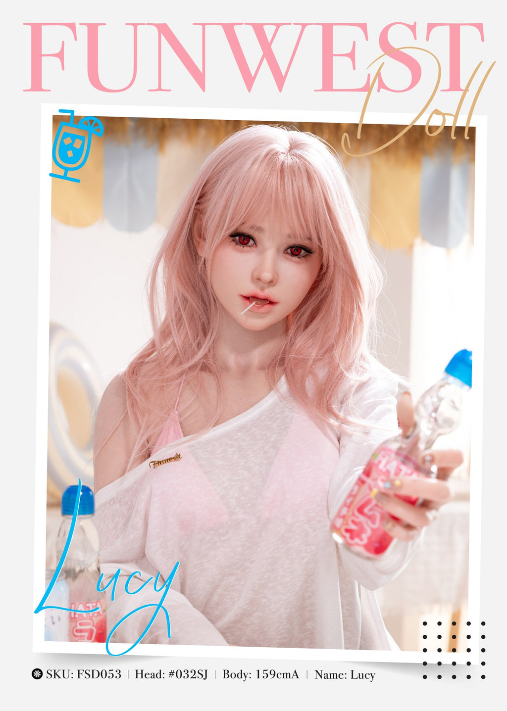 FunWest Dolls Lucy 159cm A-Cup Silicone doll, photo 2