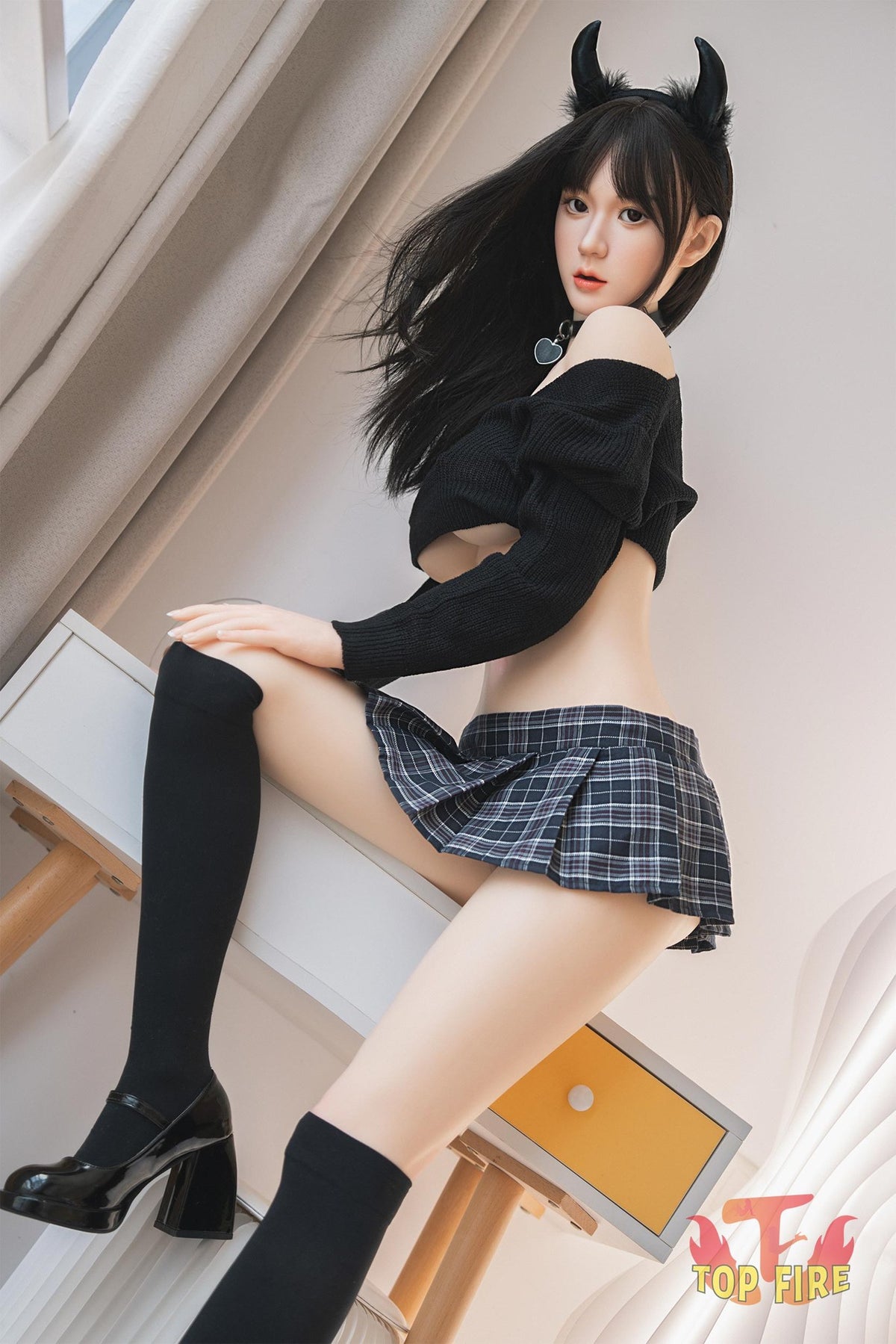 Top Fire Doll Ann 158cm D-Cup silicone doll photo 4