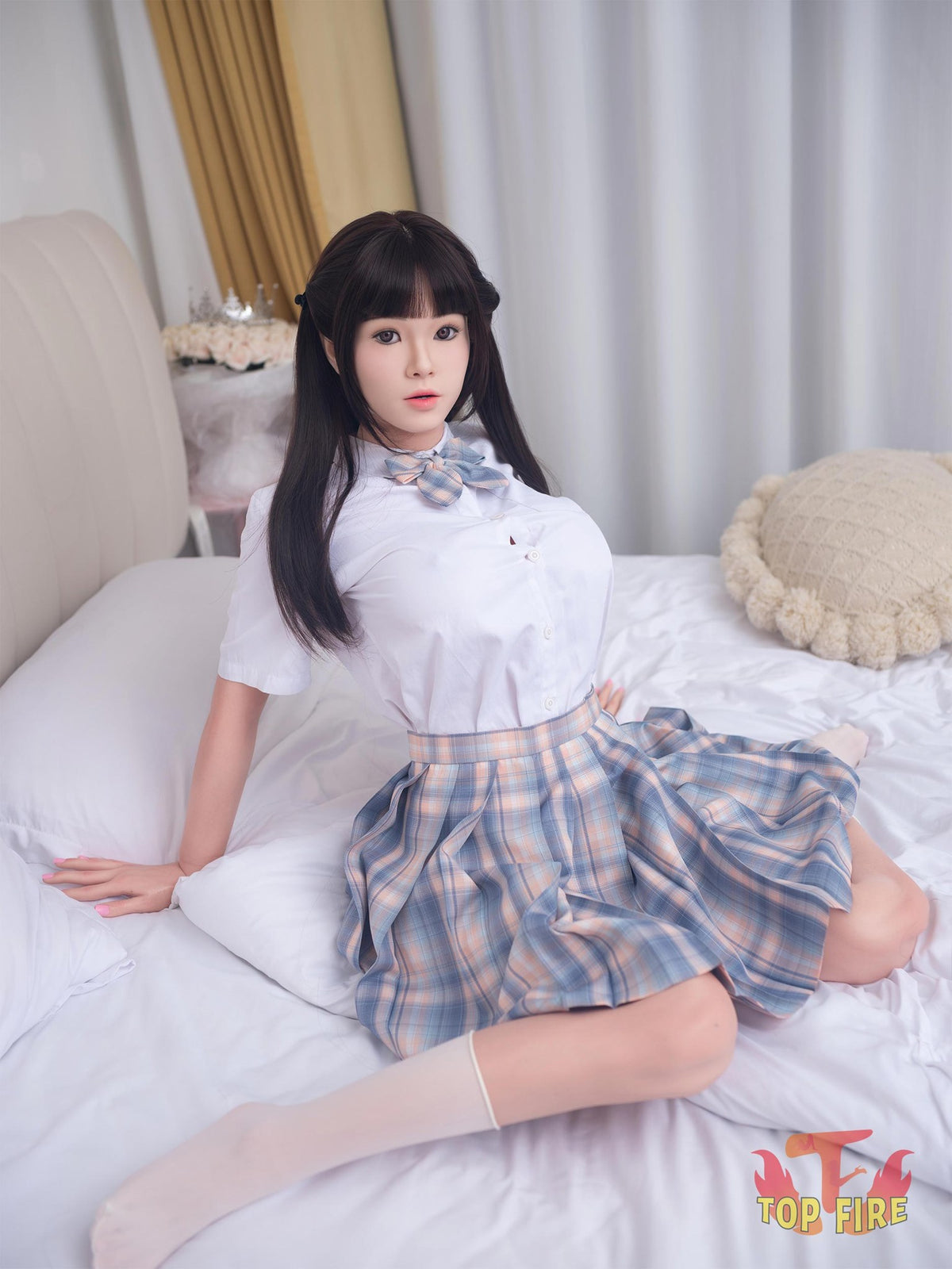 Top Fire Doll Sharon 158cm D-Cup silicone doll photo 1