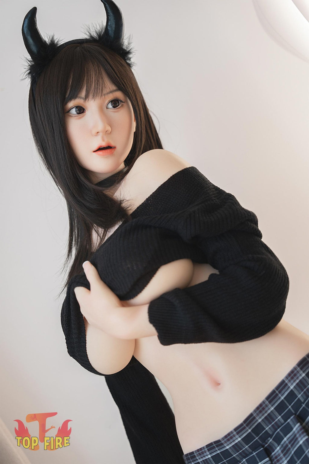Top Fire Doll Ann 158cm D-Cup silicone doll photo 9