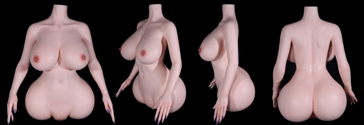 MD Doll Brianna T02 Silicone Torso with Head M52 - In Stock US