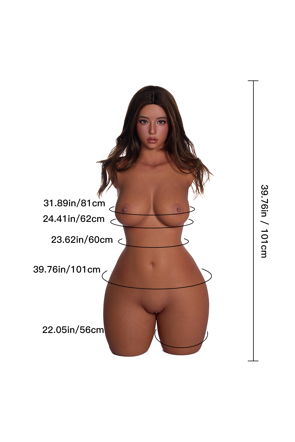 Erovenus Jody Max Series silicone torso, product photograph 2