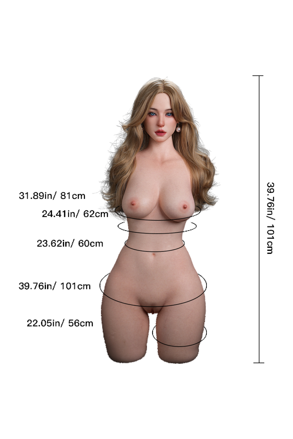 Erovenus Grace 101cm F-Cup Silicone Customizable Companion Doll