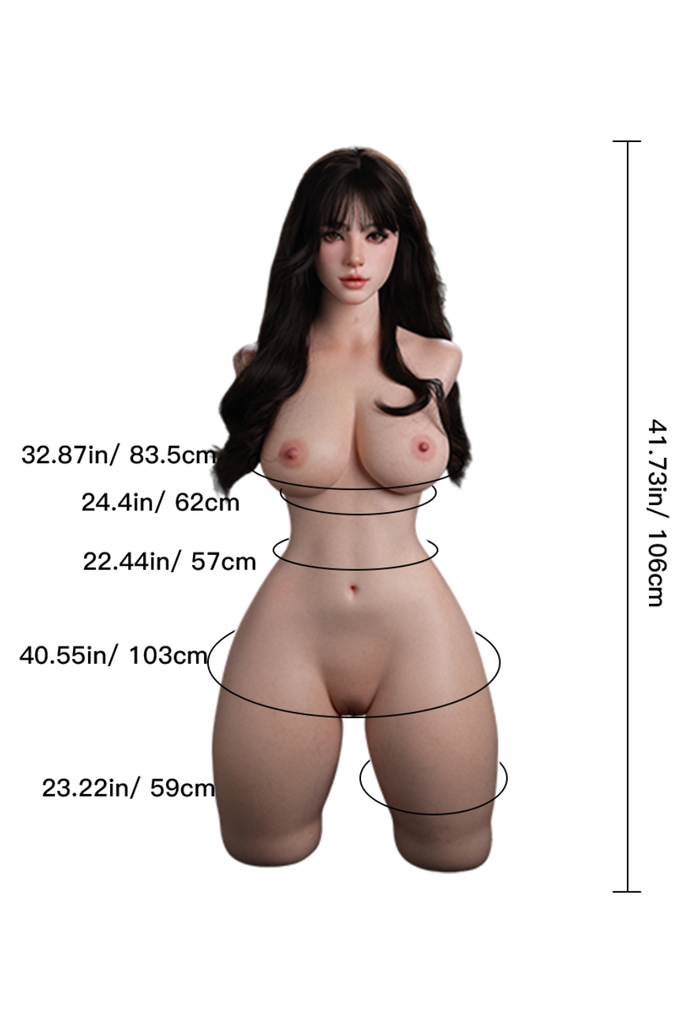 Erovenus Riko 106cm F-Cup Silicone Customizable Companion Doll
