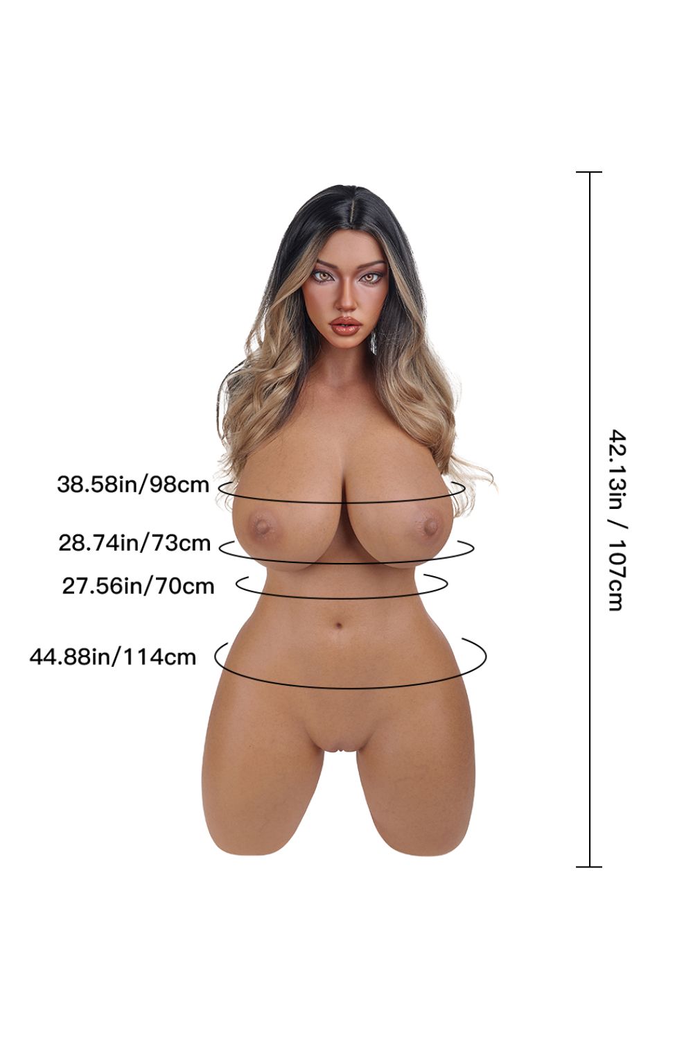 Erovenus Blair 107cm I-Cup Silicone Customizable Companion Doll
