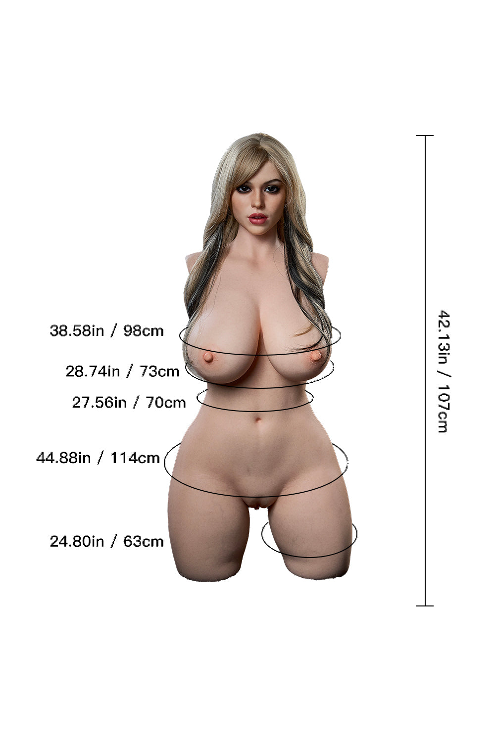 Erovenus Chloe 107cm I-Cup Silicone Customizable Companion Doll