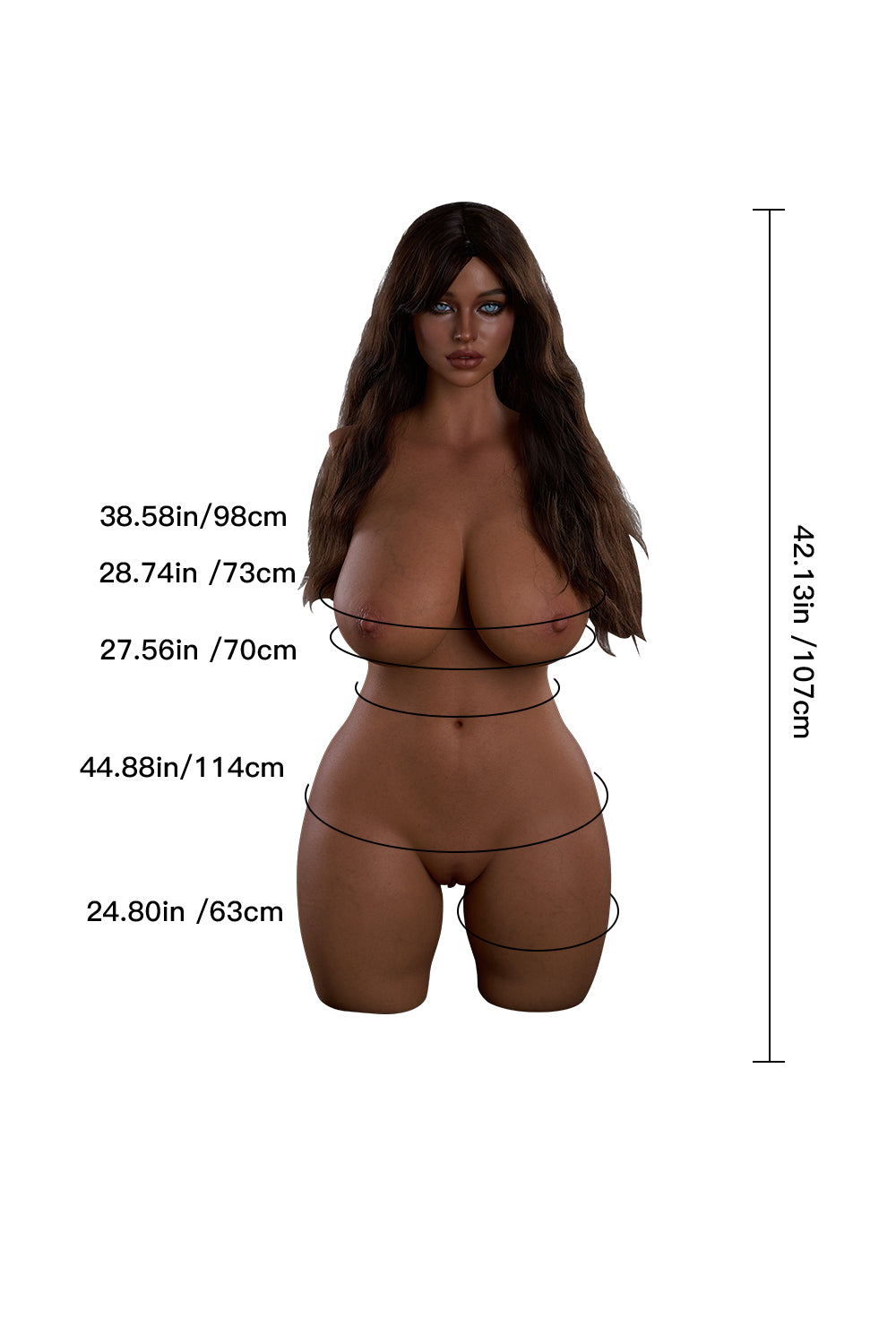 Erovenus Roxy 107cm I-Cup Silicone Customizable Companion Doll