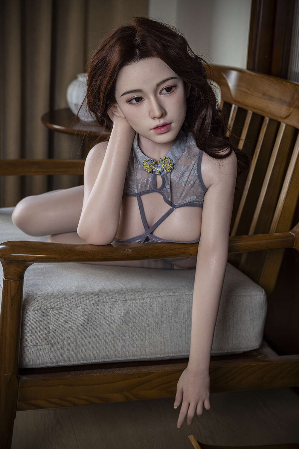 Nina 151cm B-Cup Silicone Head Customizable Companion Doll