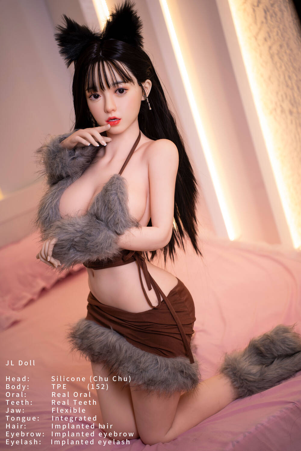Chuchu 152cm E-Cup Silicone Head Customizable Companion Doll