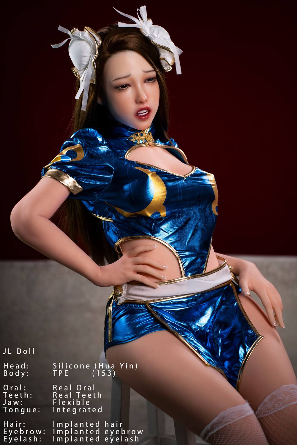 Huayin 153cm C-Cup Silicone Head Customizable Companion Doll