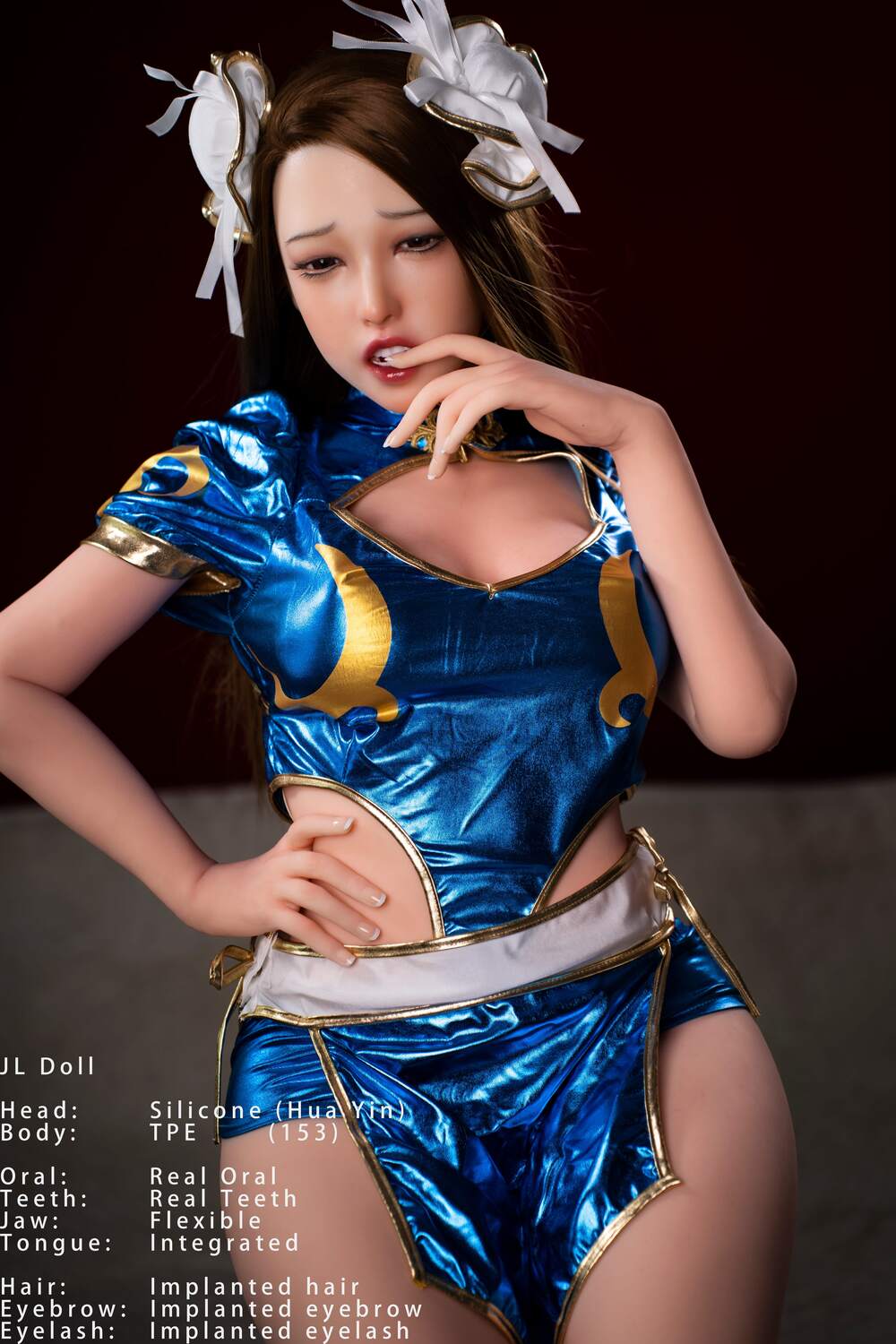 Huayin 153cm C-Cup Silicone Head Customizable Companion Doll