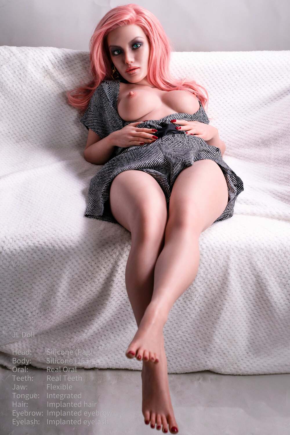 Pag 153cm D-Cup Silicone Customizable Companion Doll