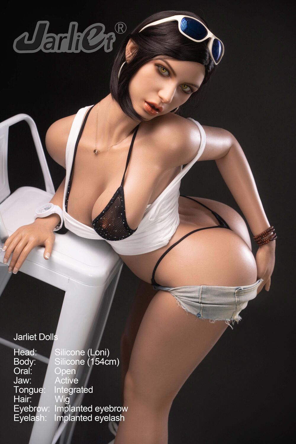 Loni 154cm C-Cup Silicone Customizable Companion Doll