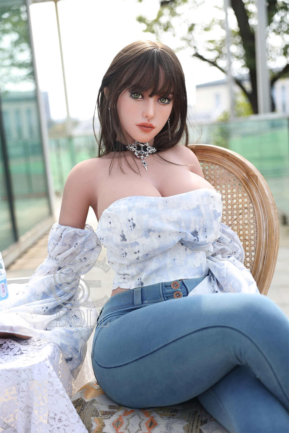 Queena.E 157cm H-Cup TPE Customizable Companion Doll
