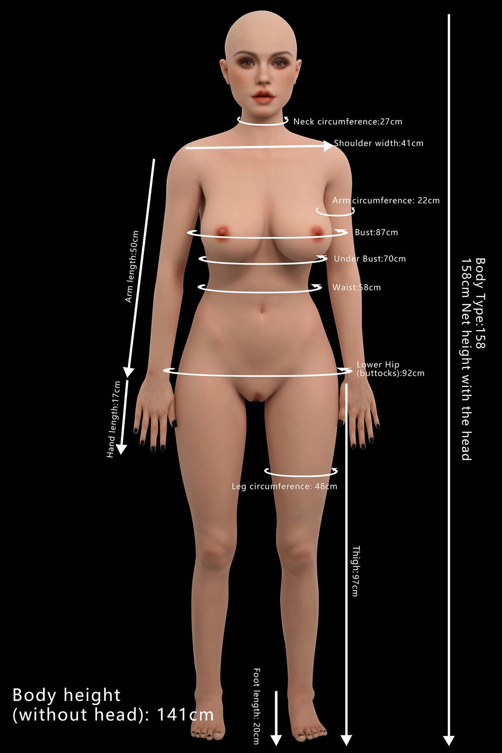 Top Fire Doll Ada T05 Silicone Head Only - In Stock EU