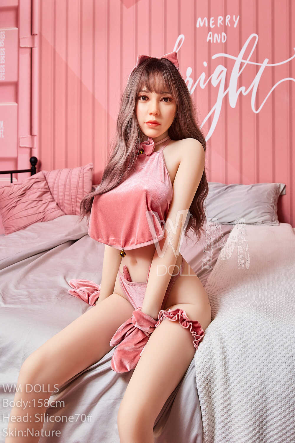 Alessia 158cm D-Cup Silicone Head Customizable Companion Doll
