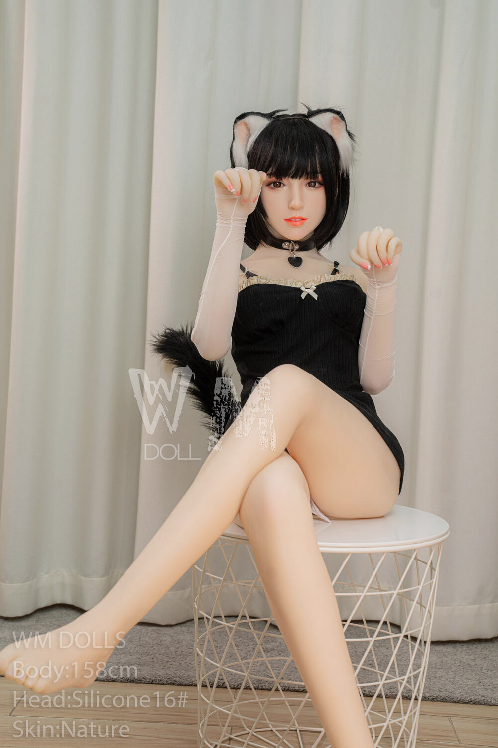 Sidonie 158cm D-Cup Silicone Head Customizable Companion Doll