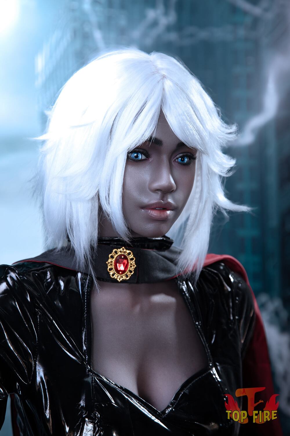 Storm by Top Fire, 158cm silicone doll, editorial portrait