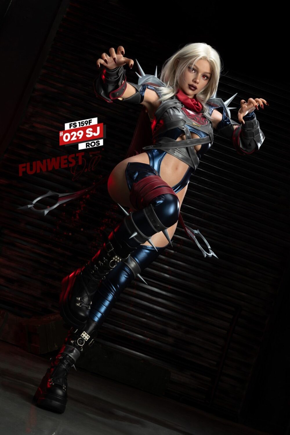Sophiemina by FunWest Dolls, full standing armored costume