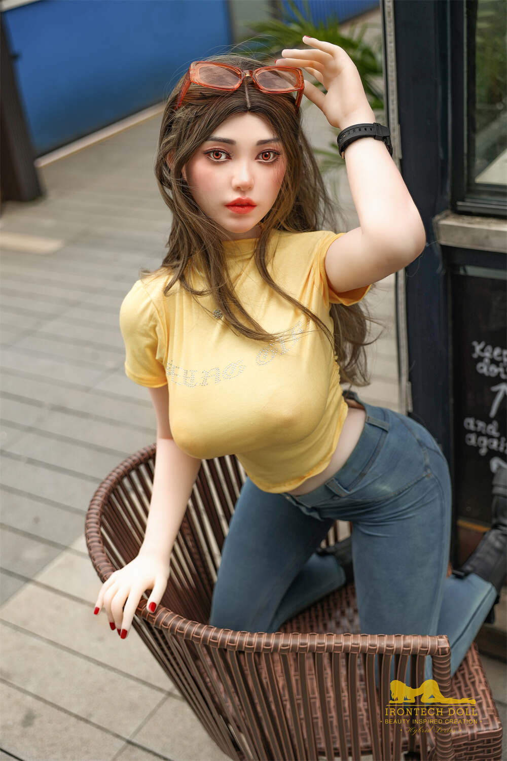 Eileen 159cm G-Cup Silicone Head Customizable Companion Doll