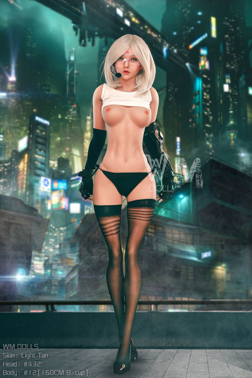 Mona 160cm B-Cup TPE Customizable Companion Doll