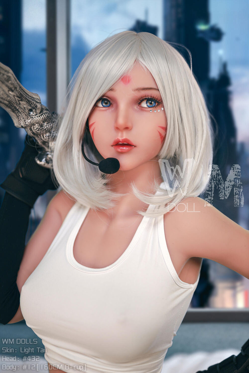 Mona 160cm B-Cup TPE Customizable Companion Doll