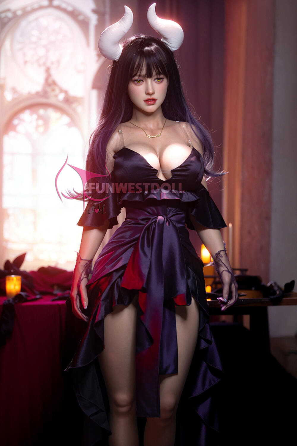 Chloe by FunWest Dolls, full standing fantasy costume