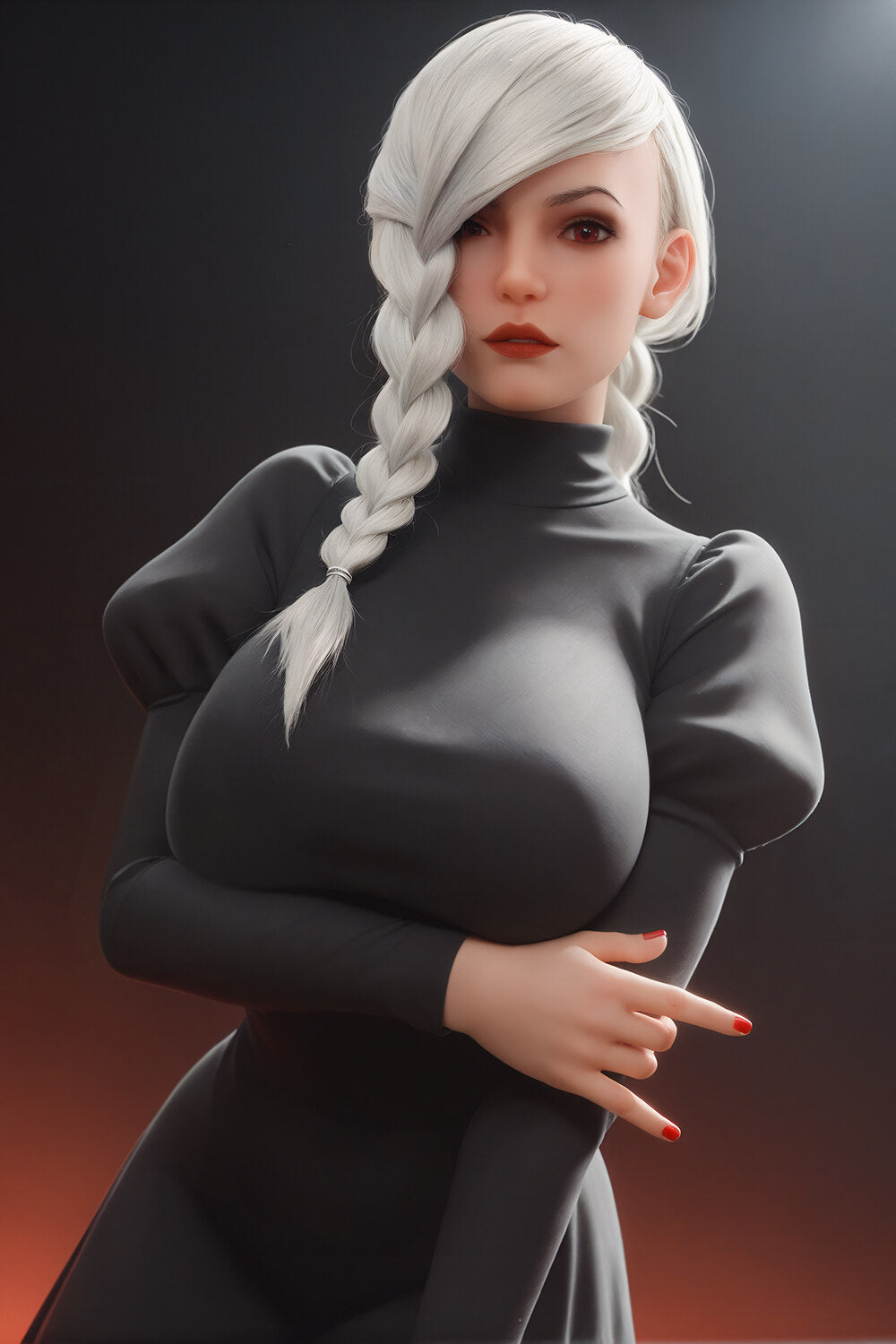 Anna.B 162cm H-Cup Silicone Head Customizable Companion Doll