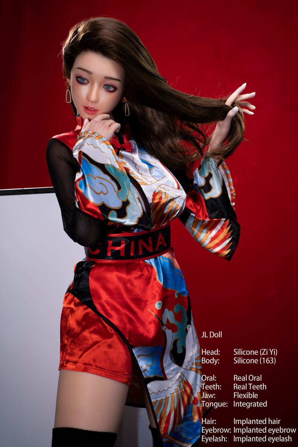 Ziyi 163cm D-Cup Silicone Customizable Companion Doll