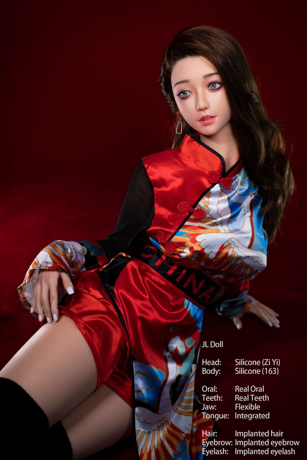 Ziyi 163cm D-Cup Silicone Customizable Companion Doll