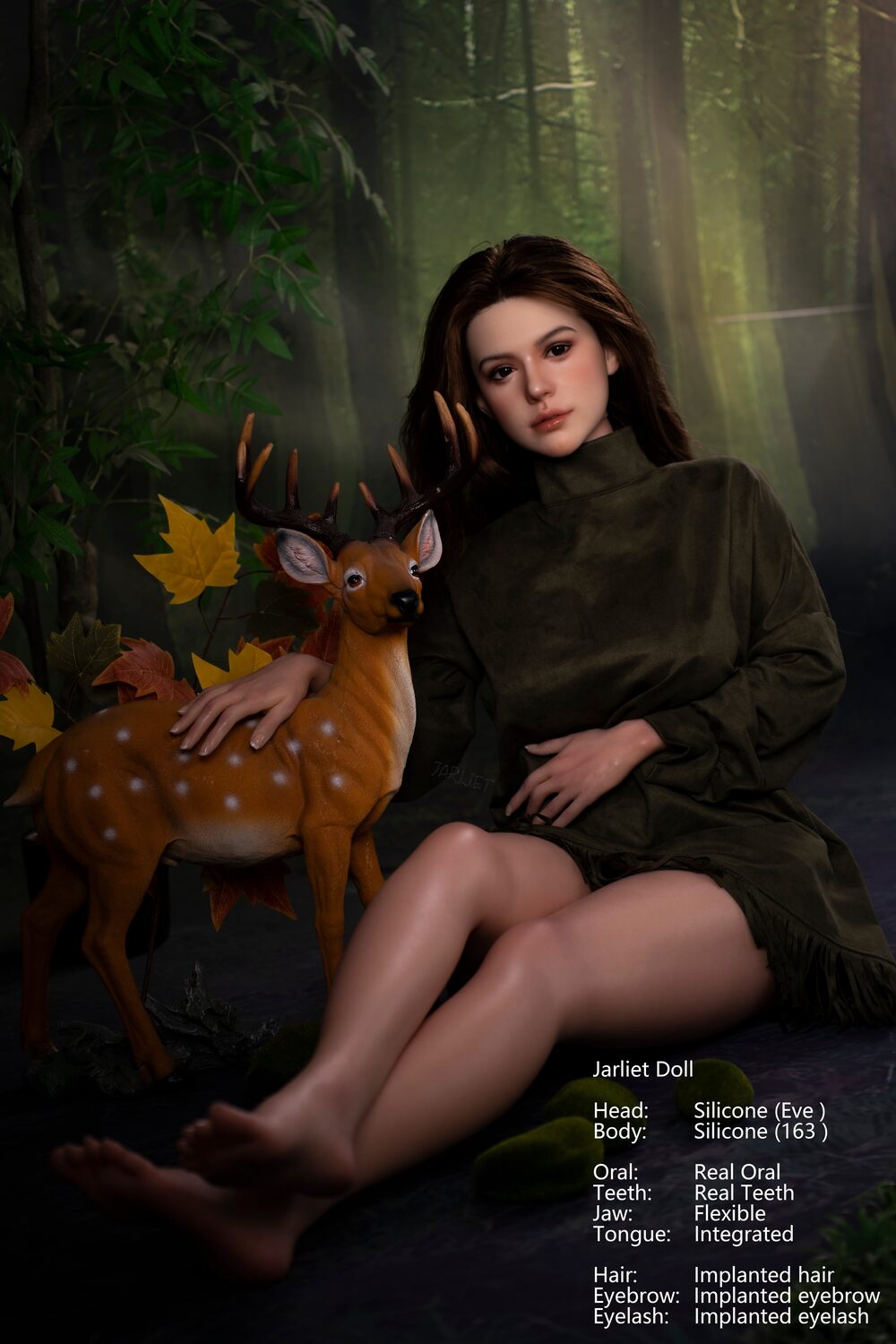 Eve 163cm D-Cup Silicone Customizable Companion Doll