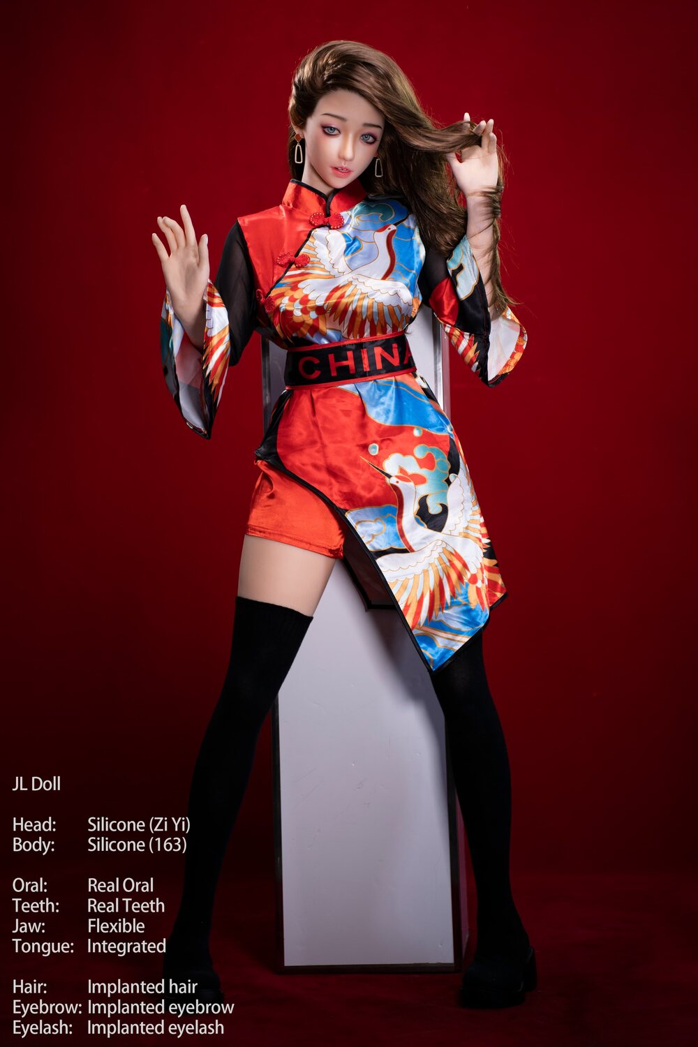 Ziyi 163cm D-Cup Silicone Customizable Companion Doll