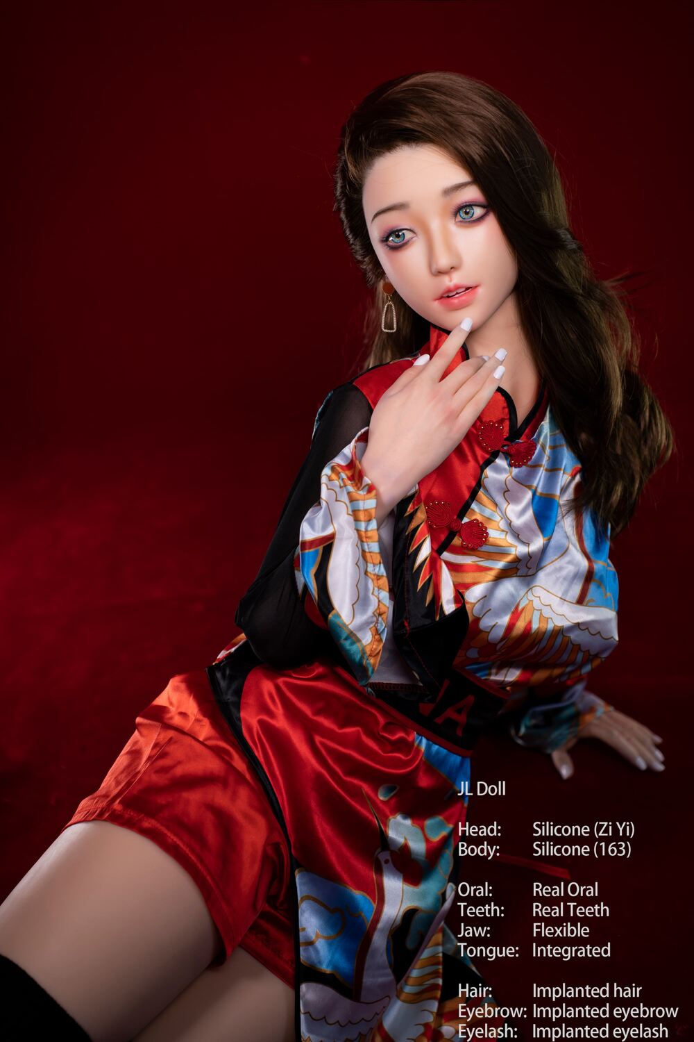 Ziyi 163cm D-Cup Silicone Customizable Companion Doll