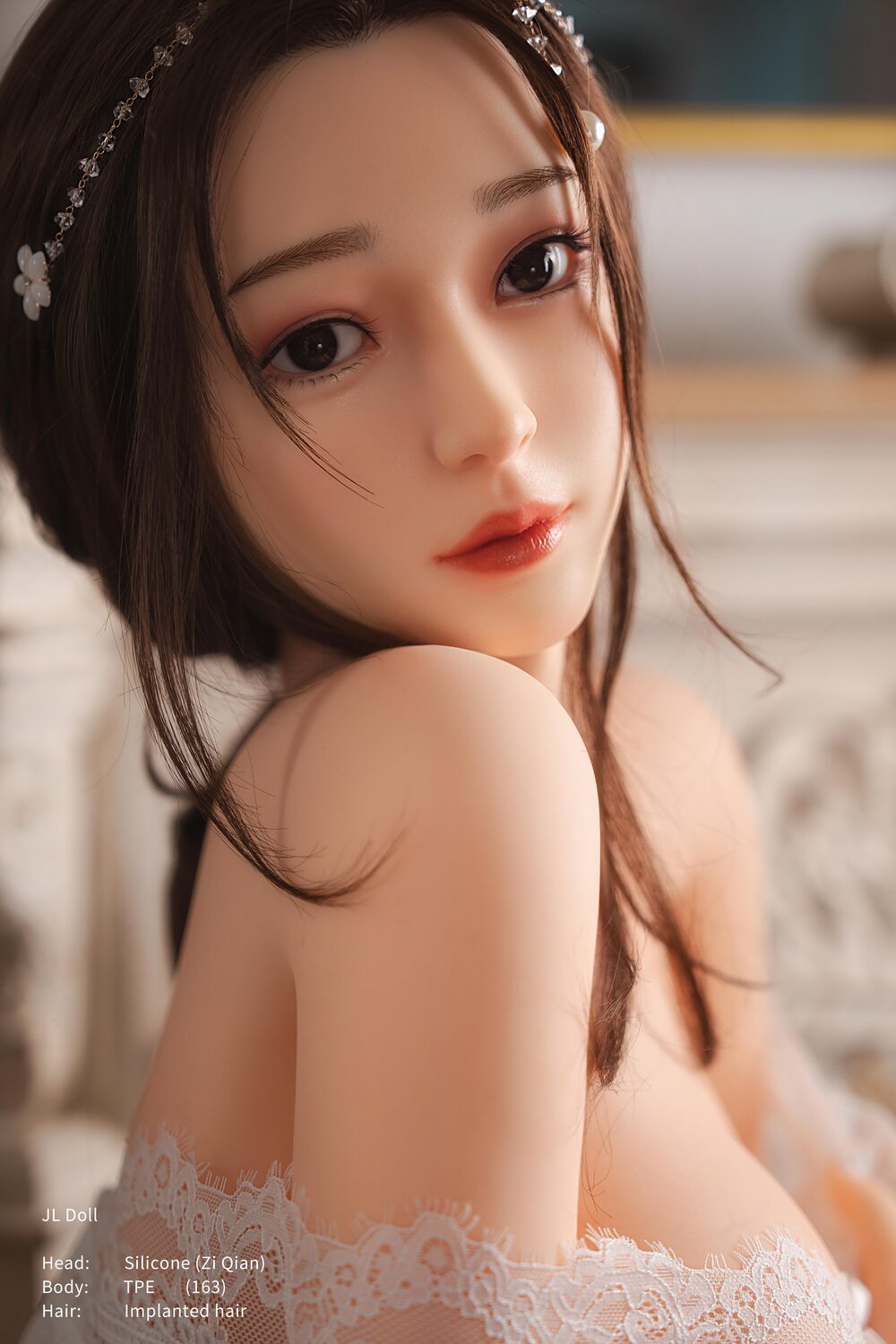 Ziqian 163cm G-Cup Silicone Head Customizable Companion Doll