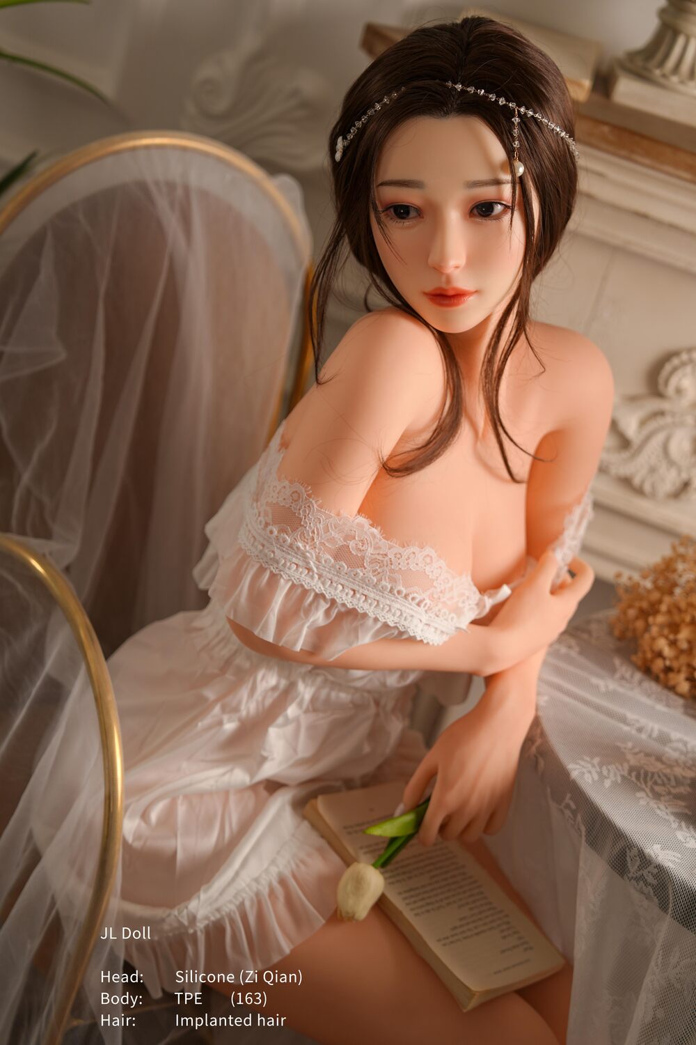 Ziqian 163cm G-Cup Silicone Head Customizable Companion Doll