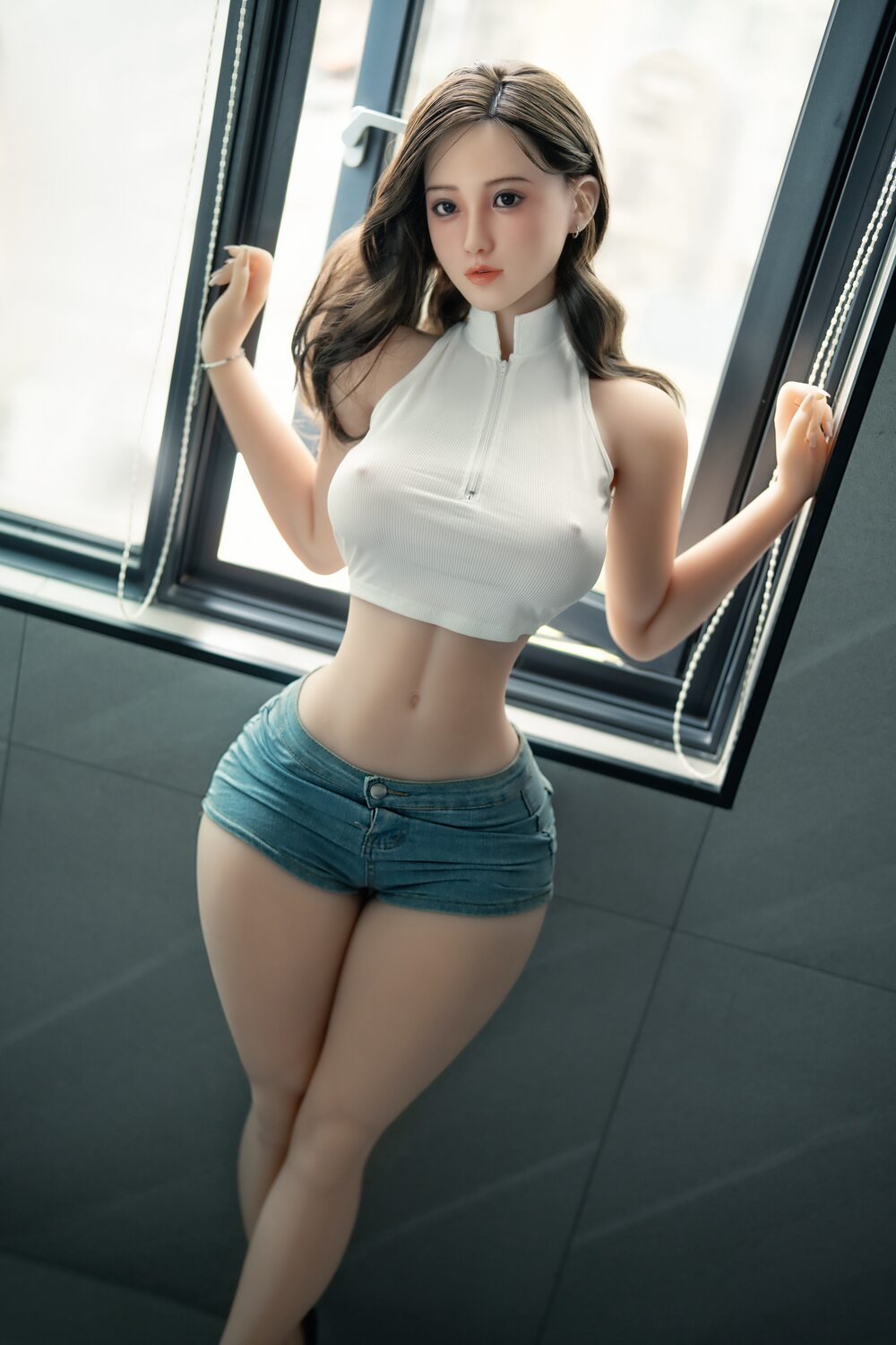 Head #218 165cm D-Cup Silicone Head Customizable Companion Doll
