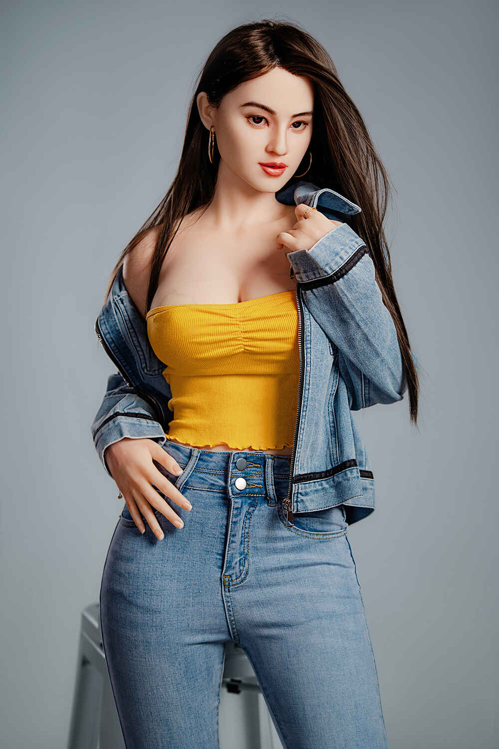 Crystal 165cm D-Cup Silicone Customizable Companion Doll