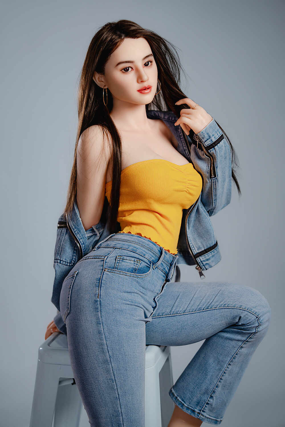 Crystal 165cm D-Cup Silicone Customizable Companion Doll