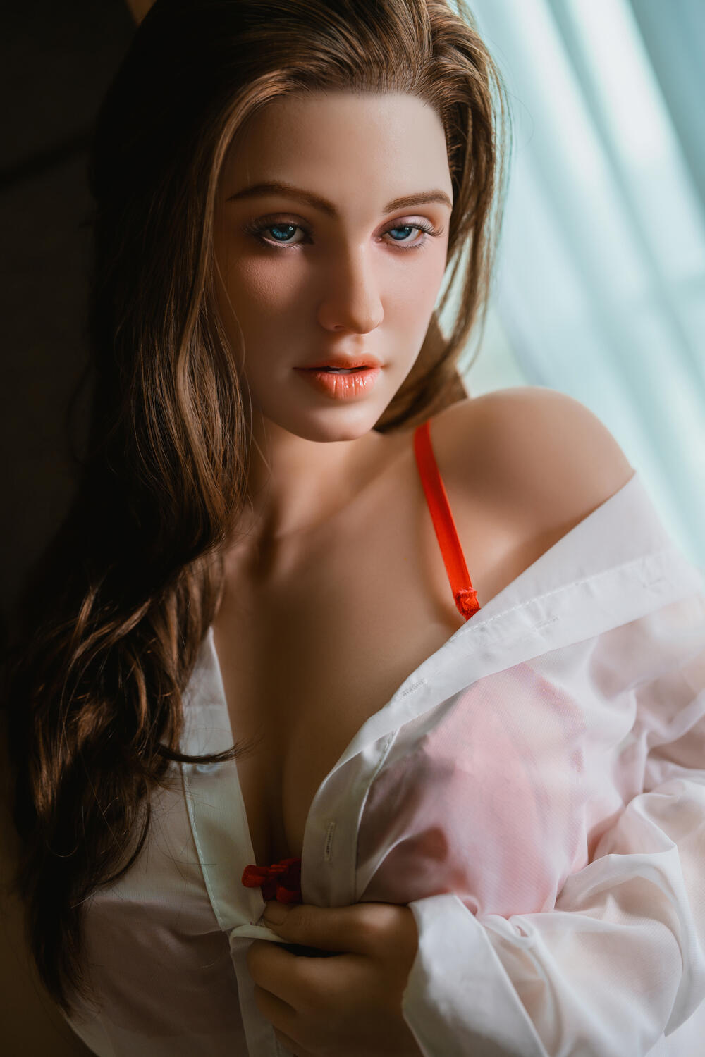 Kalie by Top Fire, 165cm silicone doll, editorial portrait