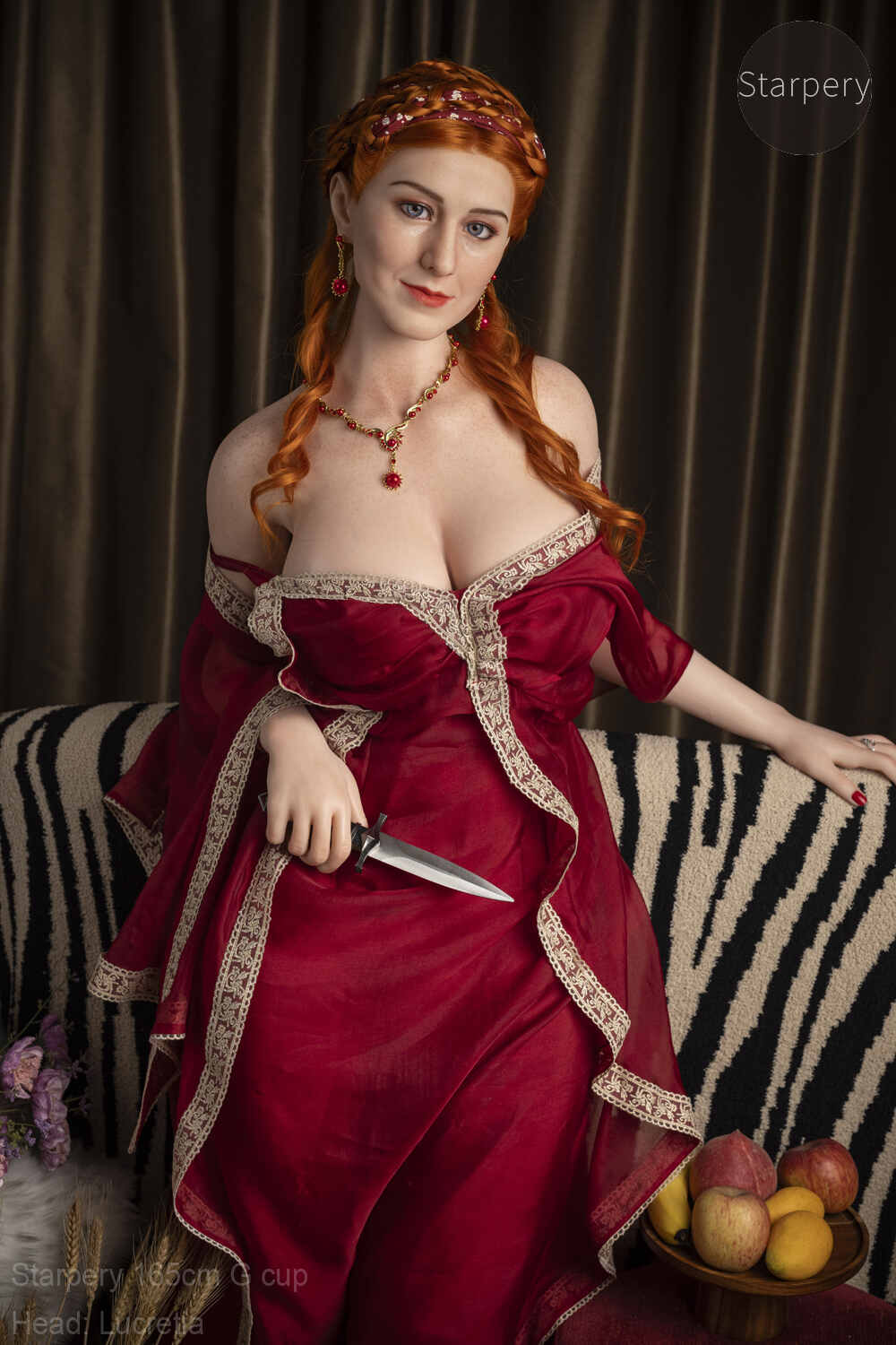 Lucretia 165cm G-Cup Silicone Head Customizable Companion Doll