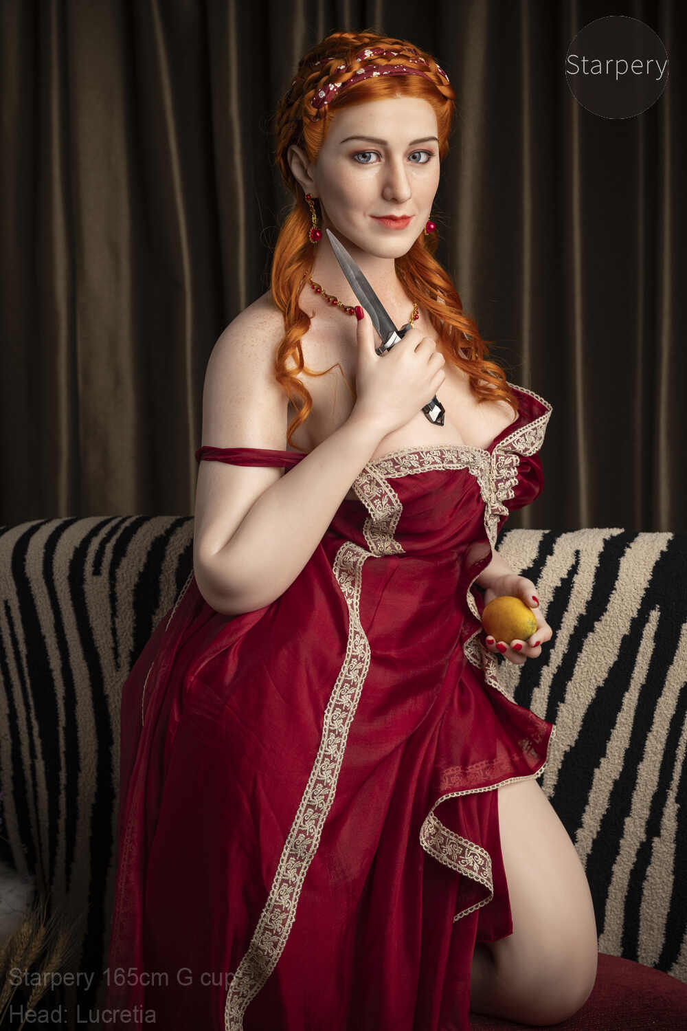 Lucretia 165cm G-Cup Silicone Head Customizable Companion Doll
