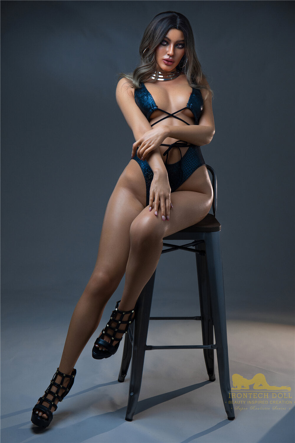 Hedy 166cm C-Cup Silicone Customizable Companion Doll