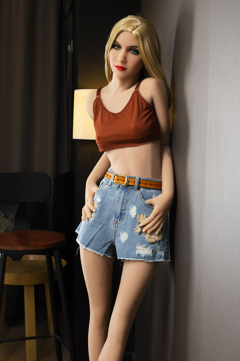Bell 166cm A-Cup TPE Customizable Companion Doll