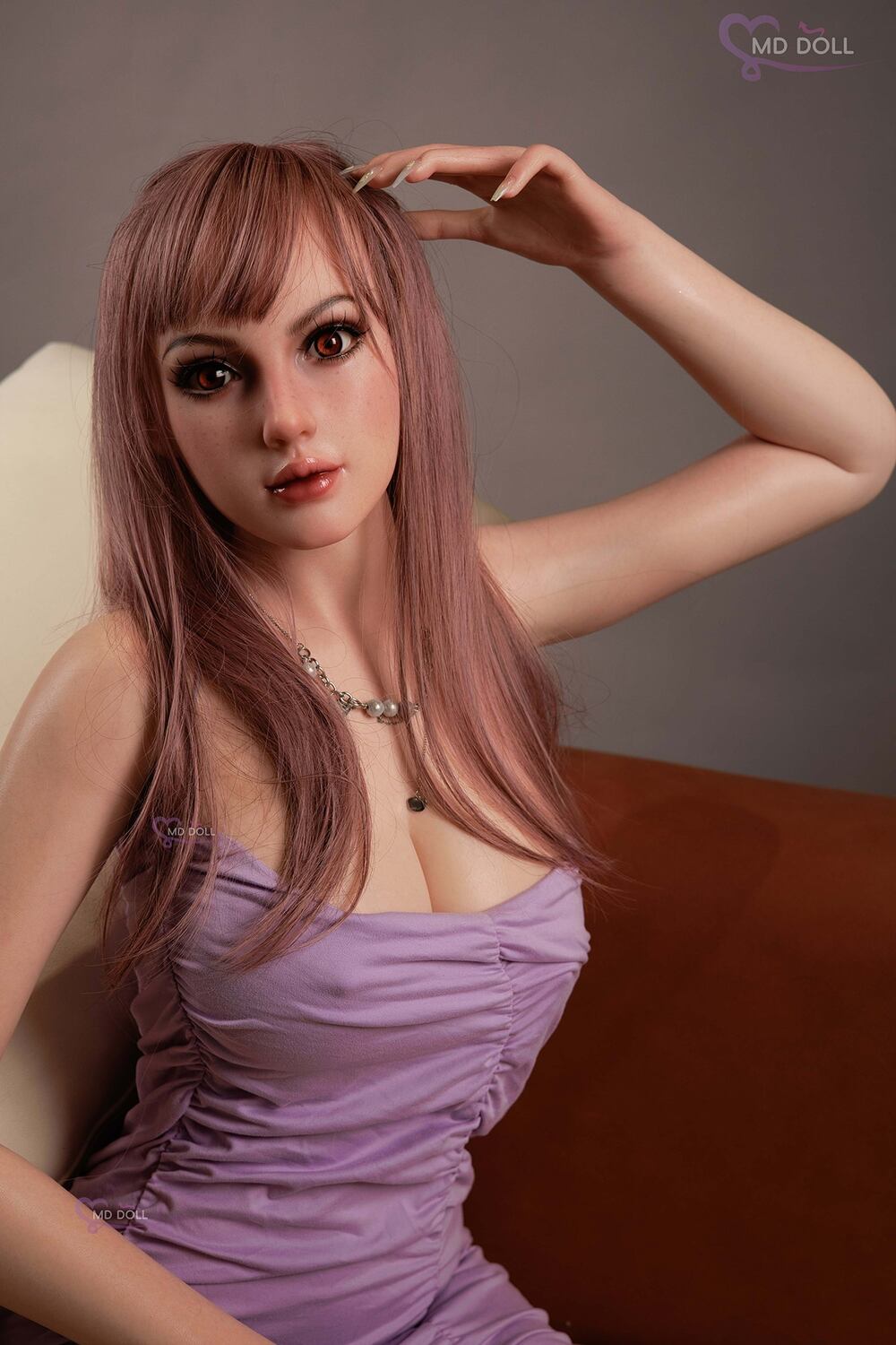 MD Doll Grace with one arm raised above her head