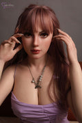 MD Doll Grace adjusting her hair beside her face