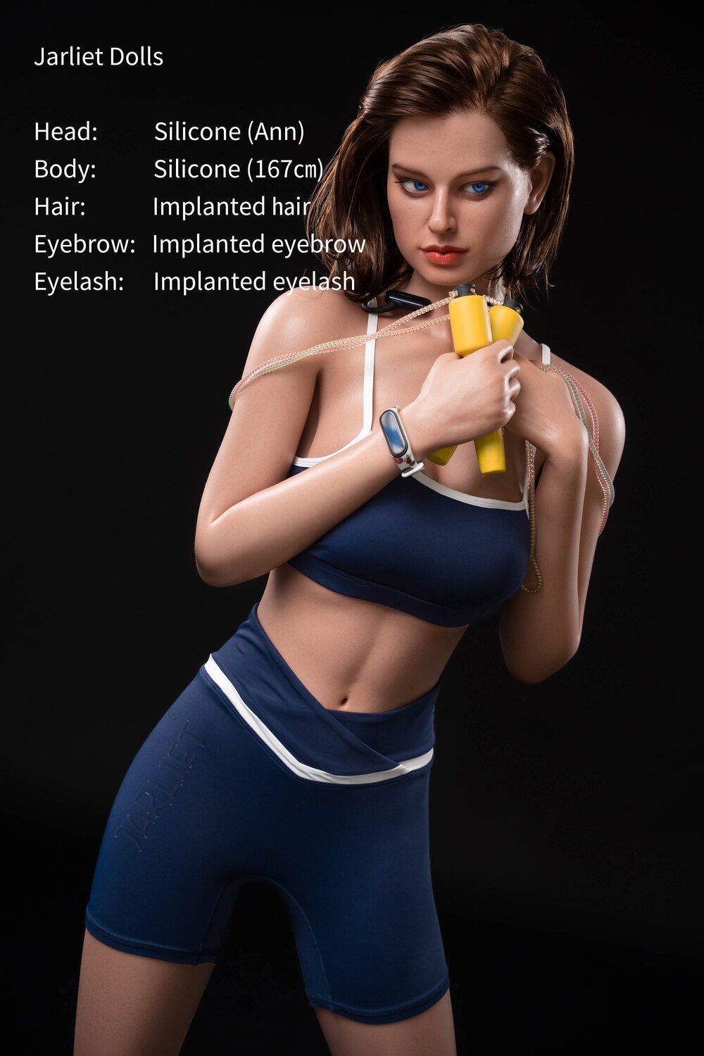 Ann 167cm B-Cup Silicone Customizable Companion Doll