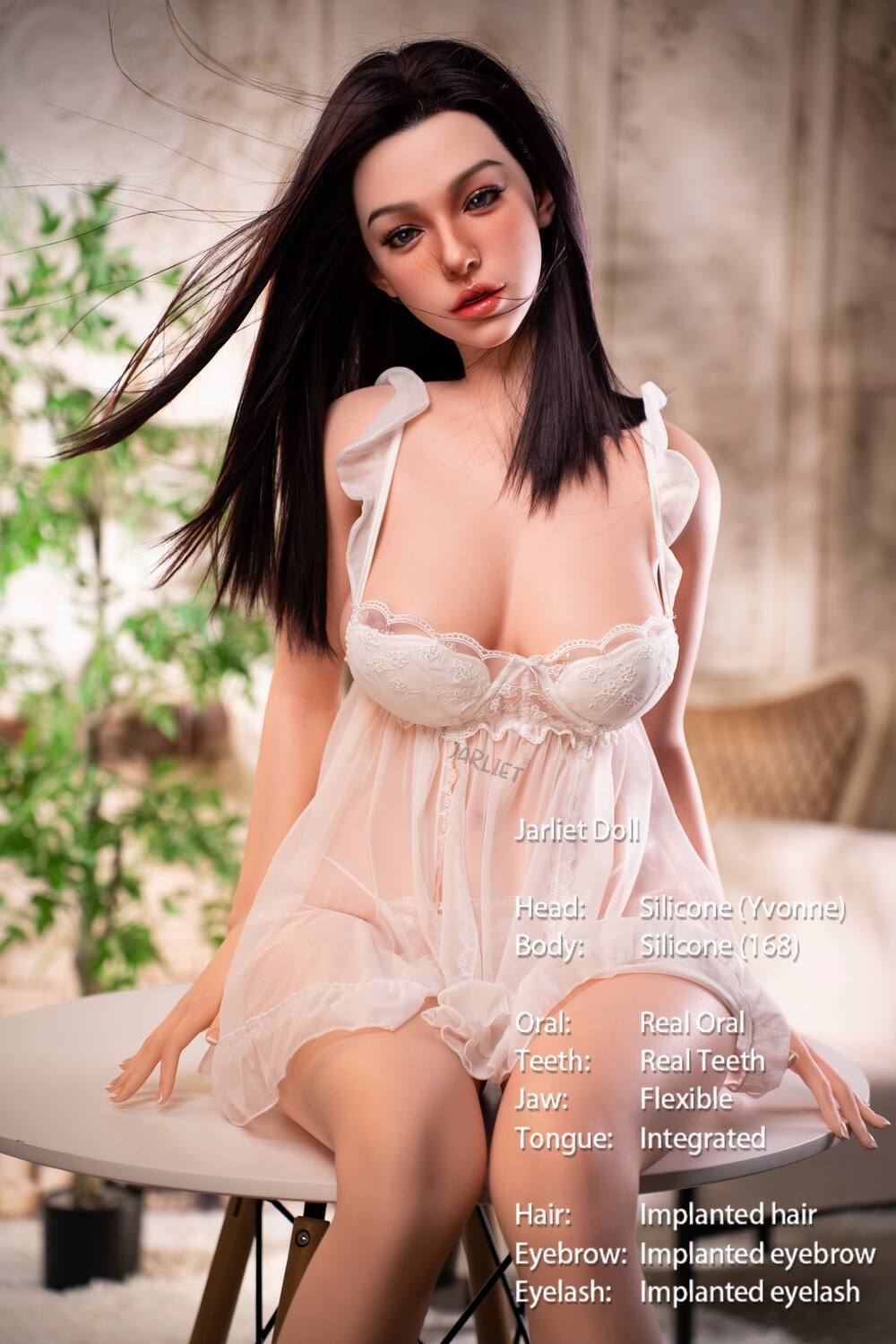 Yvonne 168cm D-Cup Silicone Customizable Companion Doll