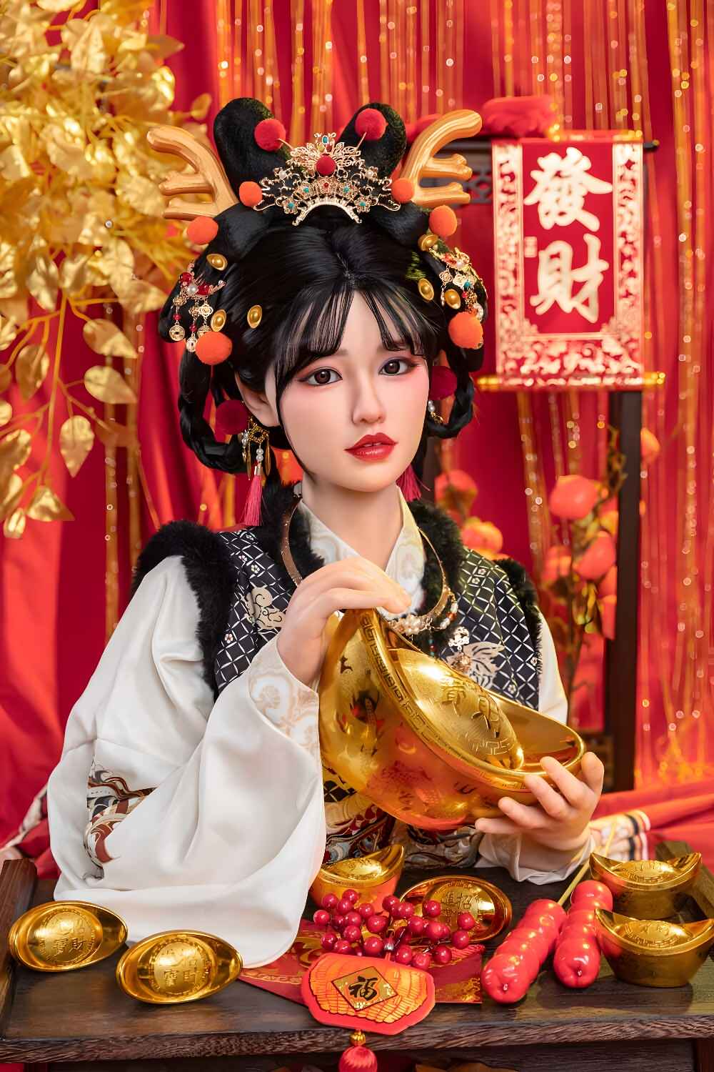Wushi 169cm C-Cup Silicone Head Customizable Companion Doll