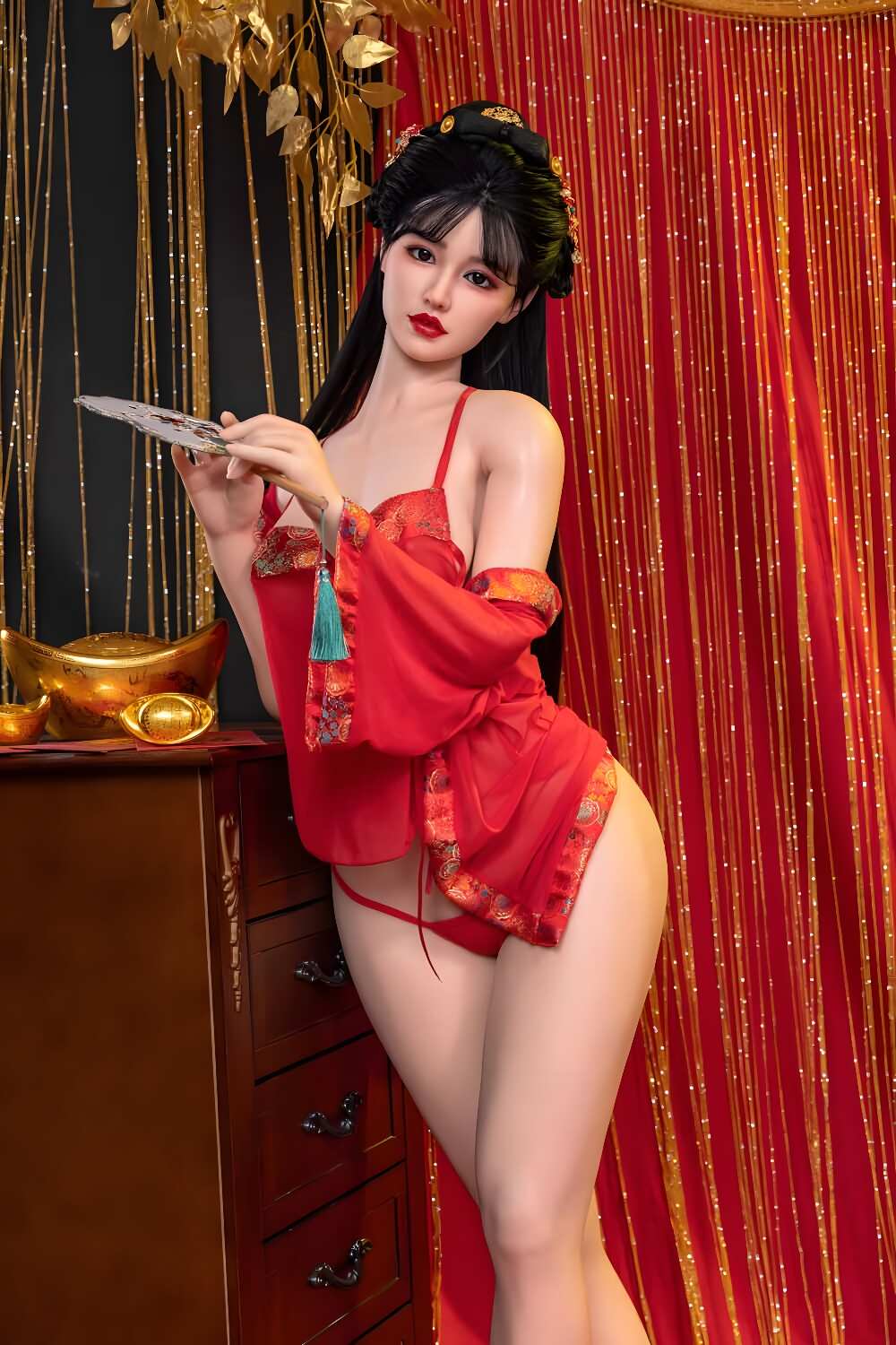 Wushi 169cm C-Cup Silicone Head Customizable Companion Doll